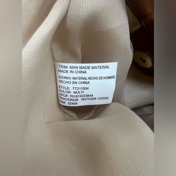 NWOT Time & Tru‎ Extra Large Woven Straw Beach Bag - Picture 4 of 7